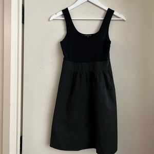 Theory Black Tank Mini Dress